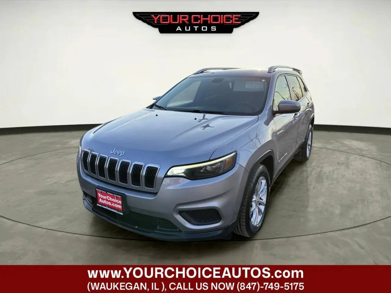 Silver 2020 Jeep Cherokee Latitude for sale in Waukegan, IL