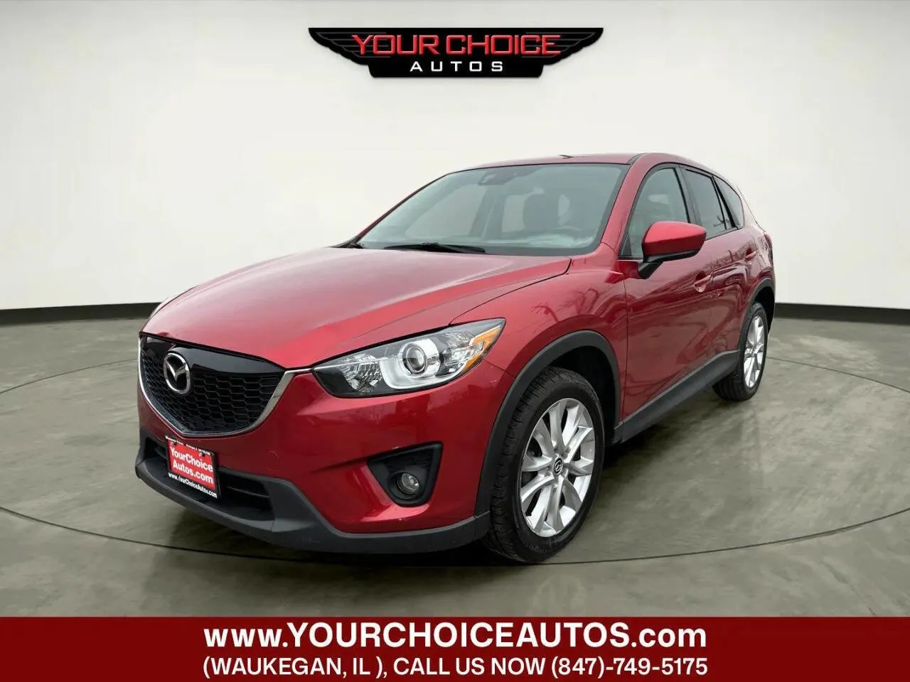Red 2015 Mazda CX-5 Grand Touring for sale in Waukegan, IL