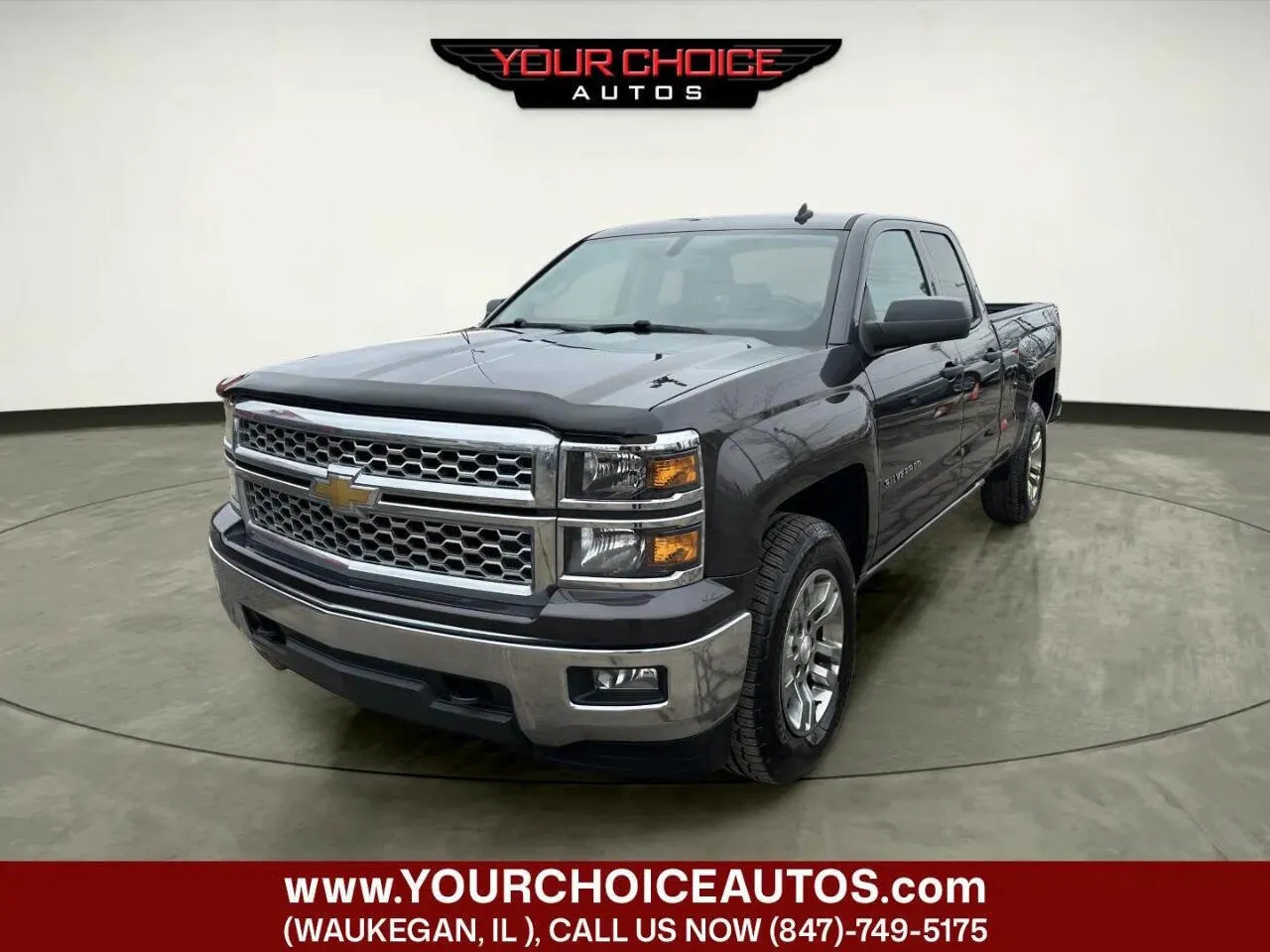 Gray 2014 Chevrolet Silverado 1500 LT for sale in Waukegan, IL