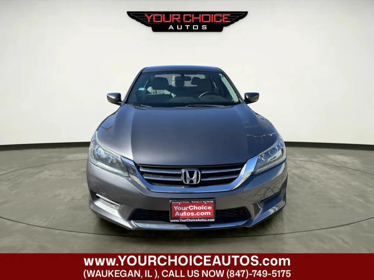 Gray 2014 Honda Accord Sedan LX for sale in Waukegan, IL