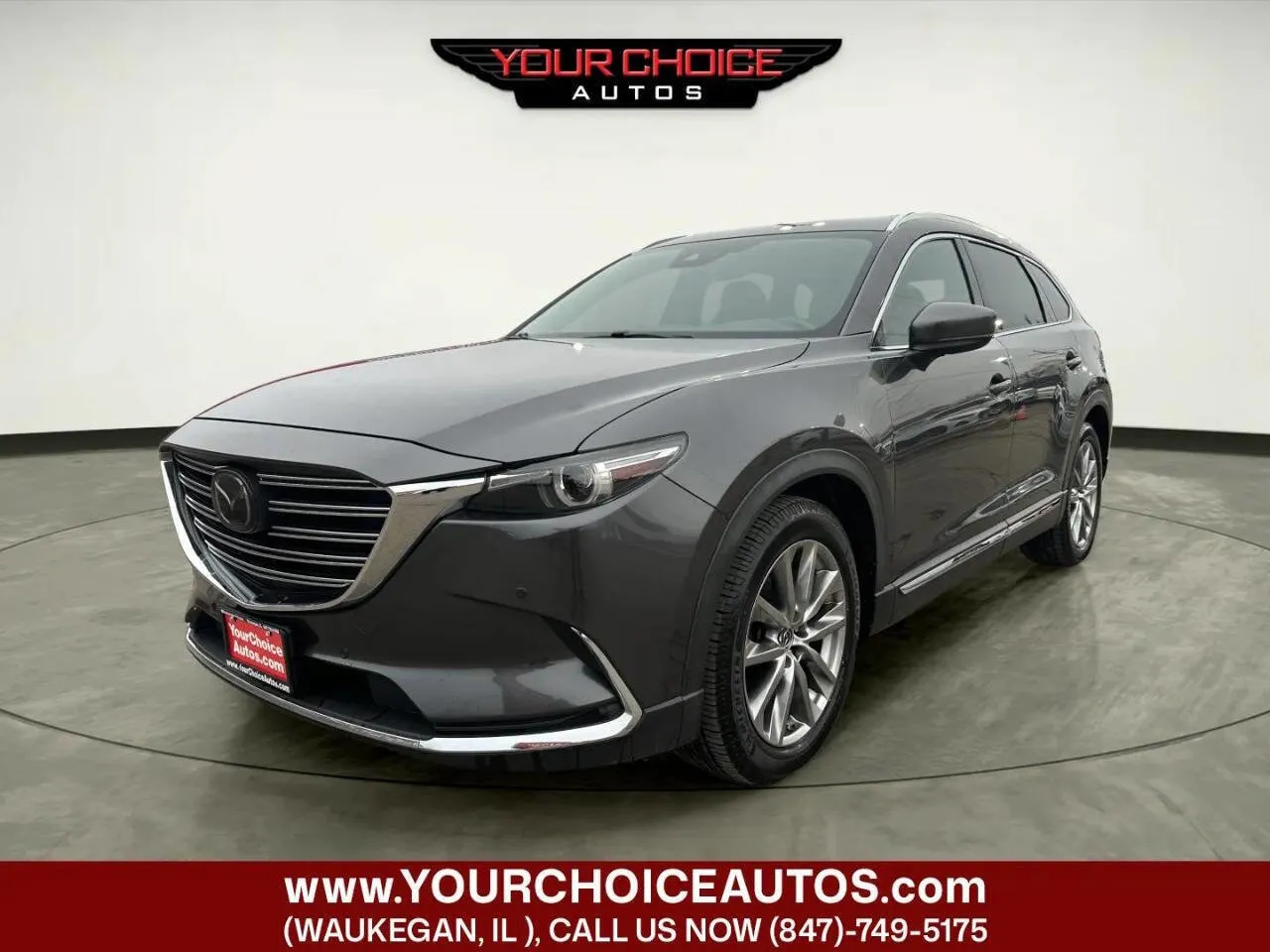 Gray 2018 Mazda CX-9 Grand Touring for sale in Waukegan, IL