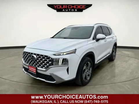 White 2021 Hyundai Santa Fe SEL for sale in Waukegan, IL