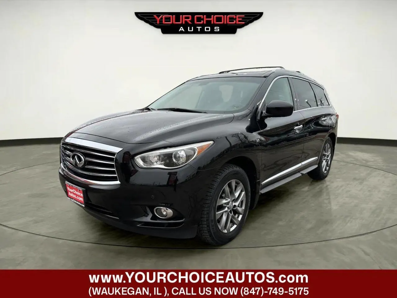 Black 2015 INFINITI QX60 Base AWD 4dr SUV for sale in Waukegan, IL