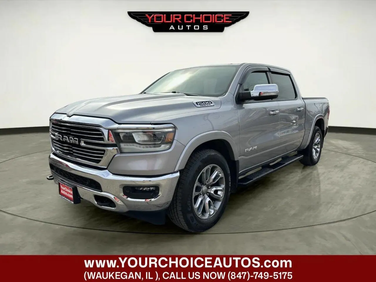 Silver 2021 Ram 1500 Laramie for sale in Waukegan, IL