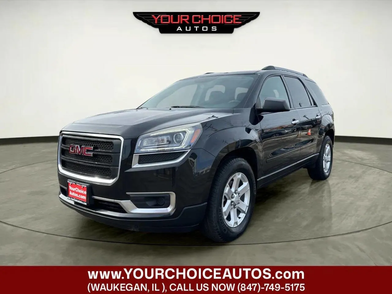 Black 2015 GMC Acadia SLE for sale in Waukegan, IL