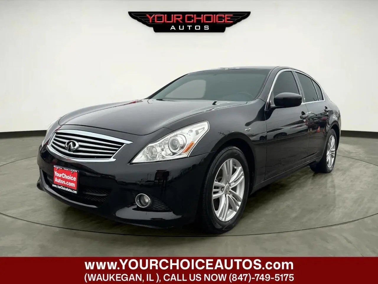 Black 2012 INFINITI G37 Sedan x for sale in Waukegan, IL