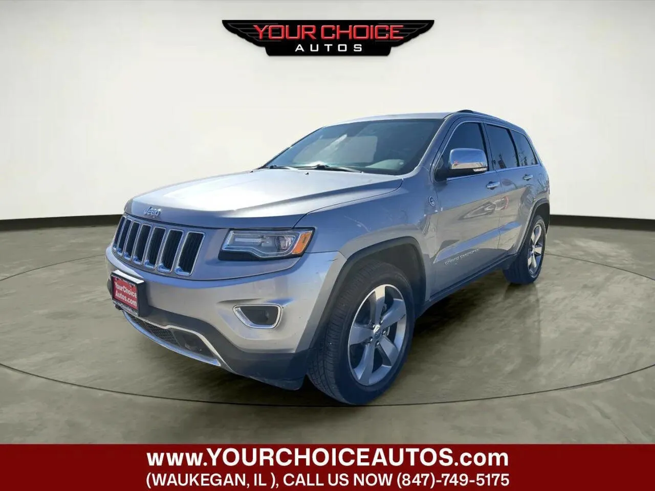 Silver 2015 Jeep Grand Cherokee Limited for sale in Waukegan, IL