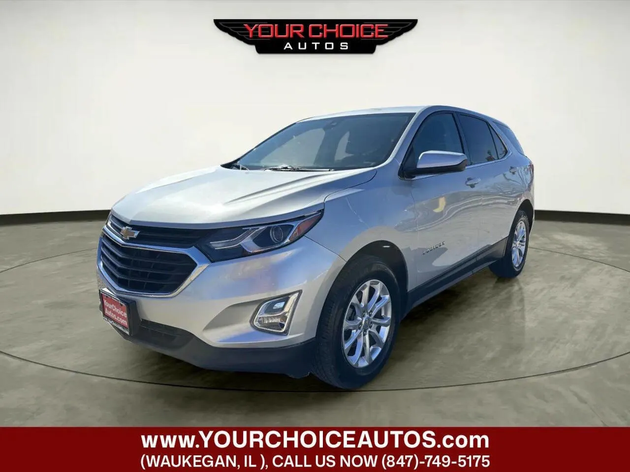 Silver 2020 Chevrolet Equinox LT for sale in Waukegan, IL