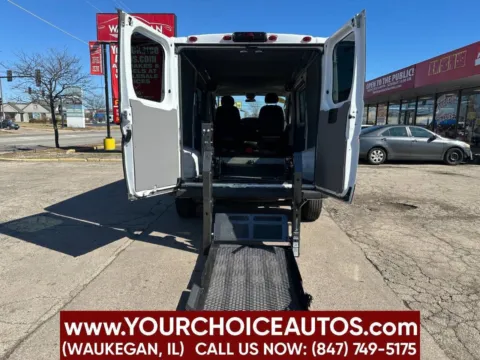 White 2018 Ram ProMaster Cargo Van 1500 136 WB 3dr Low Roof Cargo Van for sale in Waukegan, IL