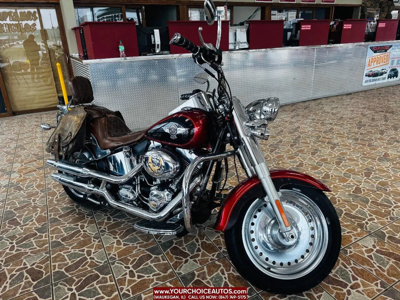 Red 2013 Harley-Davidson Softail Fat Boy for sale in Waukegan, IL