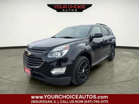Black 2017 Chevrolet Equinox LT for sale in Waukegan, IL