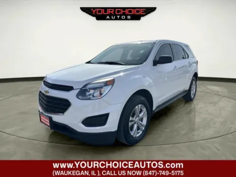 White 2017 Chevrolet Equinox LS for sale in Waukegan, IL