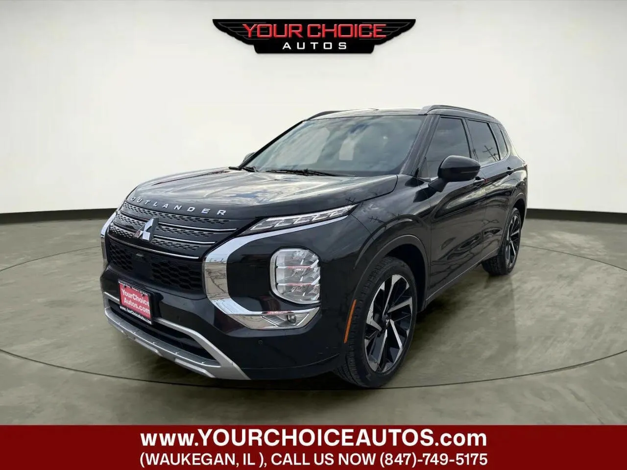 Black 2022 Mitsubishi Outlander SEL AWD 4dr SUV for sale in Waukegan, IL