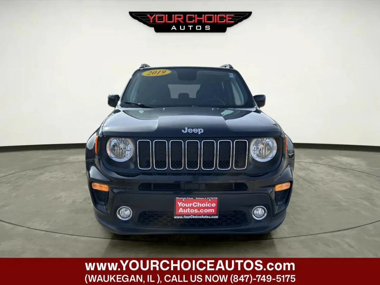 Black 2019 Jeep Renegade Latitude for sale in Waukegan, IL
