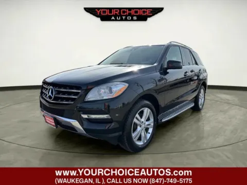 Black 2014 Mercedes-Benz M-Class ML 350 for sale in Waukegan, IL