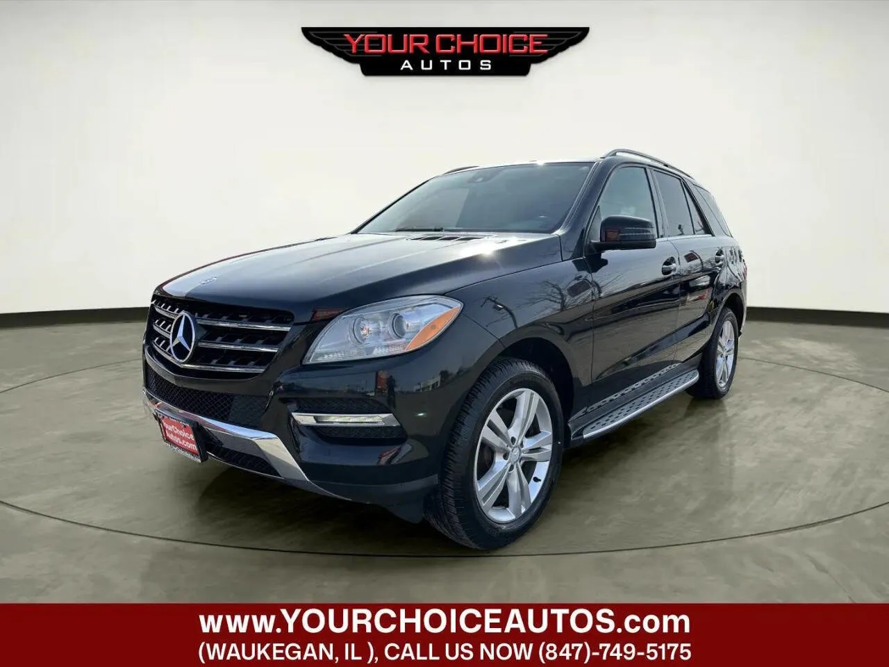 Black 2014 Mercedes-Benz M-Class ML 350 for sale in Waukegan, IL