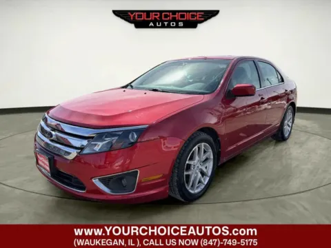 Red 2012 Ford Fusion SEL for sale in Waukegan, IL