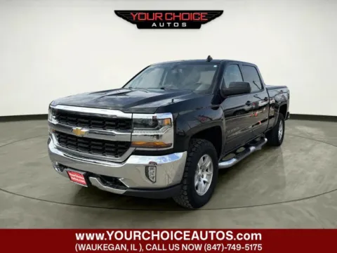 Black 2018 Chevrolet Silverado 1500 LT for sale in Waukegan, IL