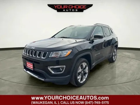 Black 2018 Jeep Compass Limited for sale in Waukegan, IL
