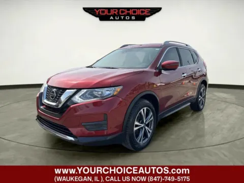 Red 2019 Nissan Rogue SV for sale in Waukegan, IL
