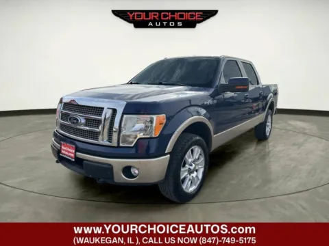 Blue 2012 Ford F-150 Lariat 4x4 4dr SuperCrew Styleside 5.5 ft. SB for sale in Waukegan, IL