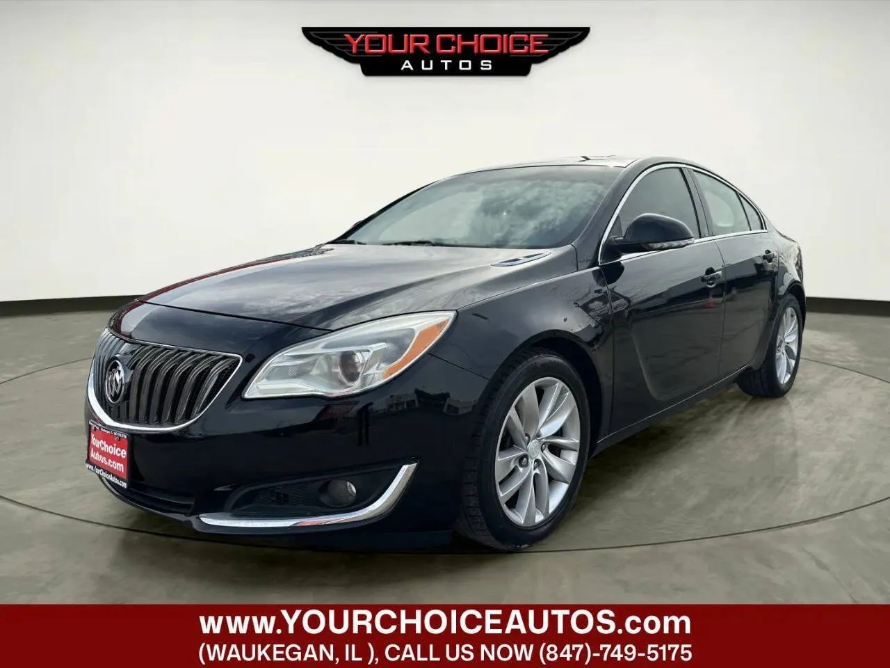 Black 2015 Buick Regal Premium I for sale in Waukegan, IL