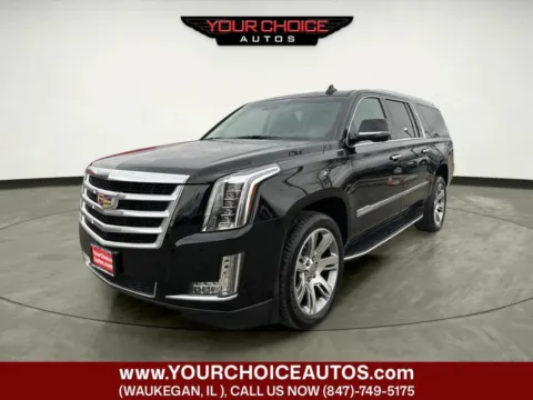 Black 2016 Cadillac Escalade ESV Luxury Collection for sale in Waukegan, IL