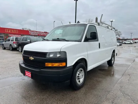 White 2020 Chevrolet Express Cargo Van 2500 3dr Cargo Van for sale in Waukegan, IL