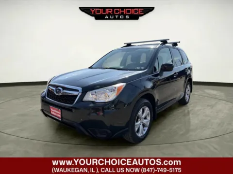 Black 2016 Subaru Forester 2.5i Premium for sale in Waukegan, IL