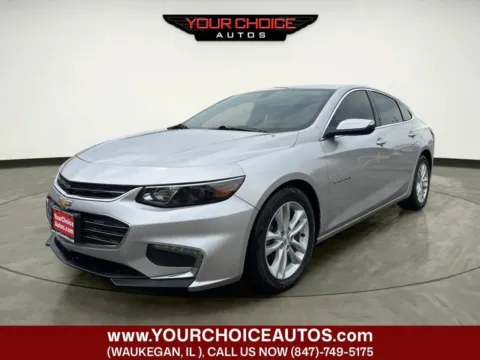 Silver 2016 Chevrolet Malibu LT for sale in Waukegan, IL