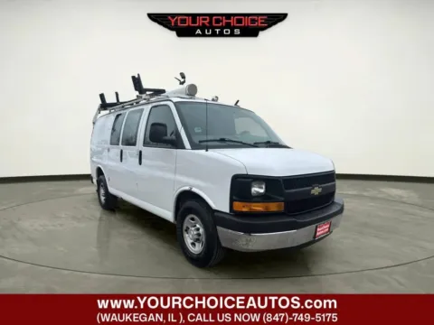 White 2014 Chevrolet Express Cargo Van 2500 3dr Cargo Van w/1WT for sale in Waukegan, IL