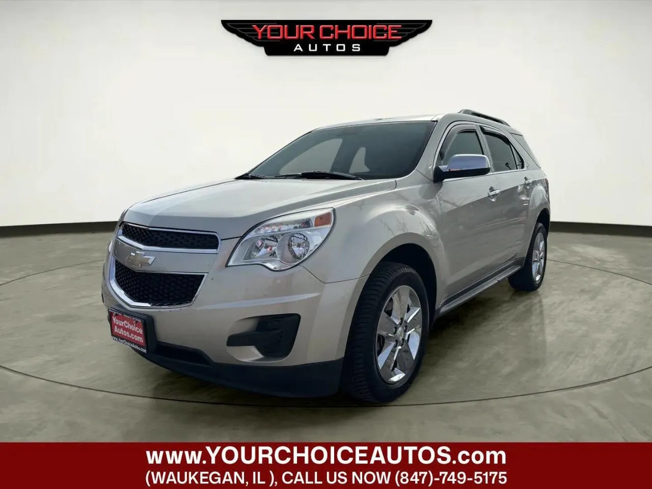 Silver 2014 Chevrolet Equinox LT for sale in Waukegan, IL