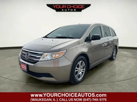 Beige 2012 Honda Odyssey EX-L for sale in Waukegan, IL
