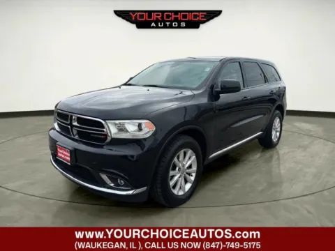 Black 2015 Dodge Durango SXT for sale in Waukegan, IL