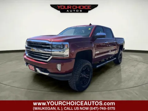 Red 2017 Chevrolet Silverado 1500 High Country for sale in Waukegan, IL