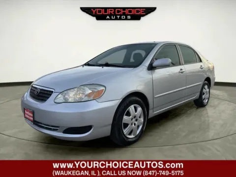 Silver 2007 Toyota Corolla LE 4dr Sedan (1.8L I4 4A) for sale in Waukegan, IL