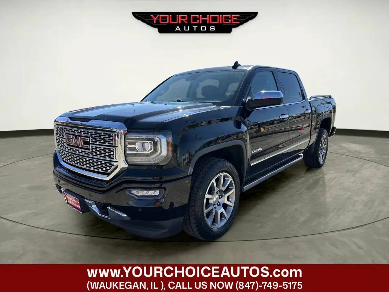 Black 2018 GMC Sierra 1500 Denali for sale in Waukegan, IL