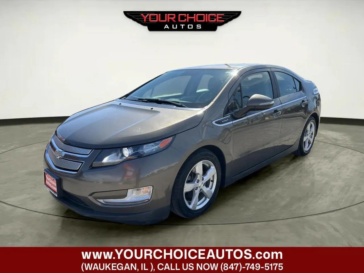Brown 2014 Chevrolet Volt Base 4dr Hatchback for sale in Waukegan, IL