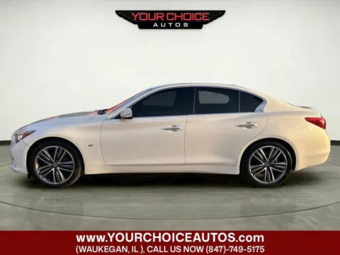 Photos of 2015 INFINITI Q50 Base AWD 4dr Sedan for sale in Waukegan, IL at Your Choice Autos - Waukegan