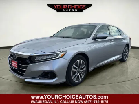 Silver 2021 Honda Accord Hybrid EX for sale in Waukegan, IL