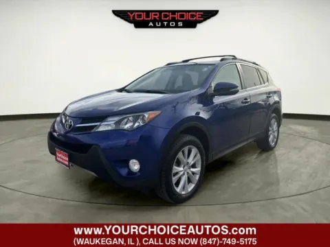 Blue 2015 Toyota RAV4 Limited for sale in Waukegan, IL