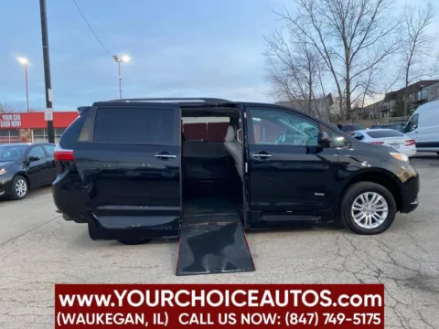 Black 2016 Toyota Sienna Limited 7 Passenger 4dr Mini Van for sale in Waukegan, IL