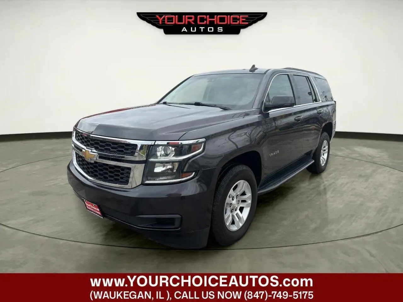 Gray 2018 Chevrolet Tahoe LT for sale in Waukegan, IL