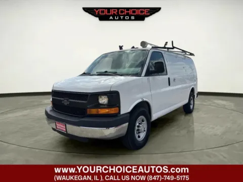 White 2014 Chevrolet Express Cargo Van 2500 3dr Cargo Van w/1WT for sale in Waukegan, IL