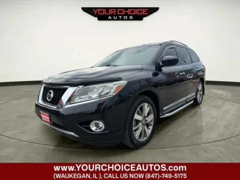 Black 2014 Nissan Pathfinder Platinum for sale in Waukegan, IL