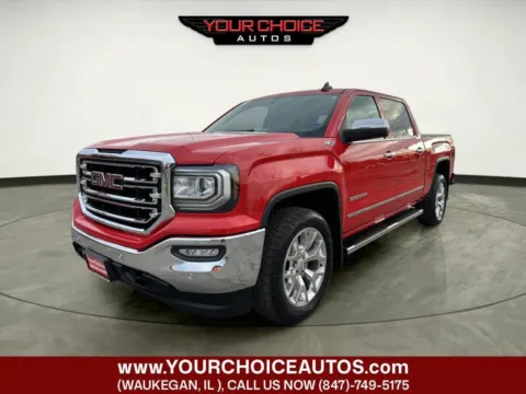Red 2017 GMC Sierra 1500 SLT for sale in Waukegan, IL