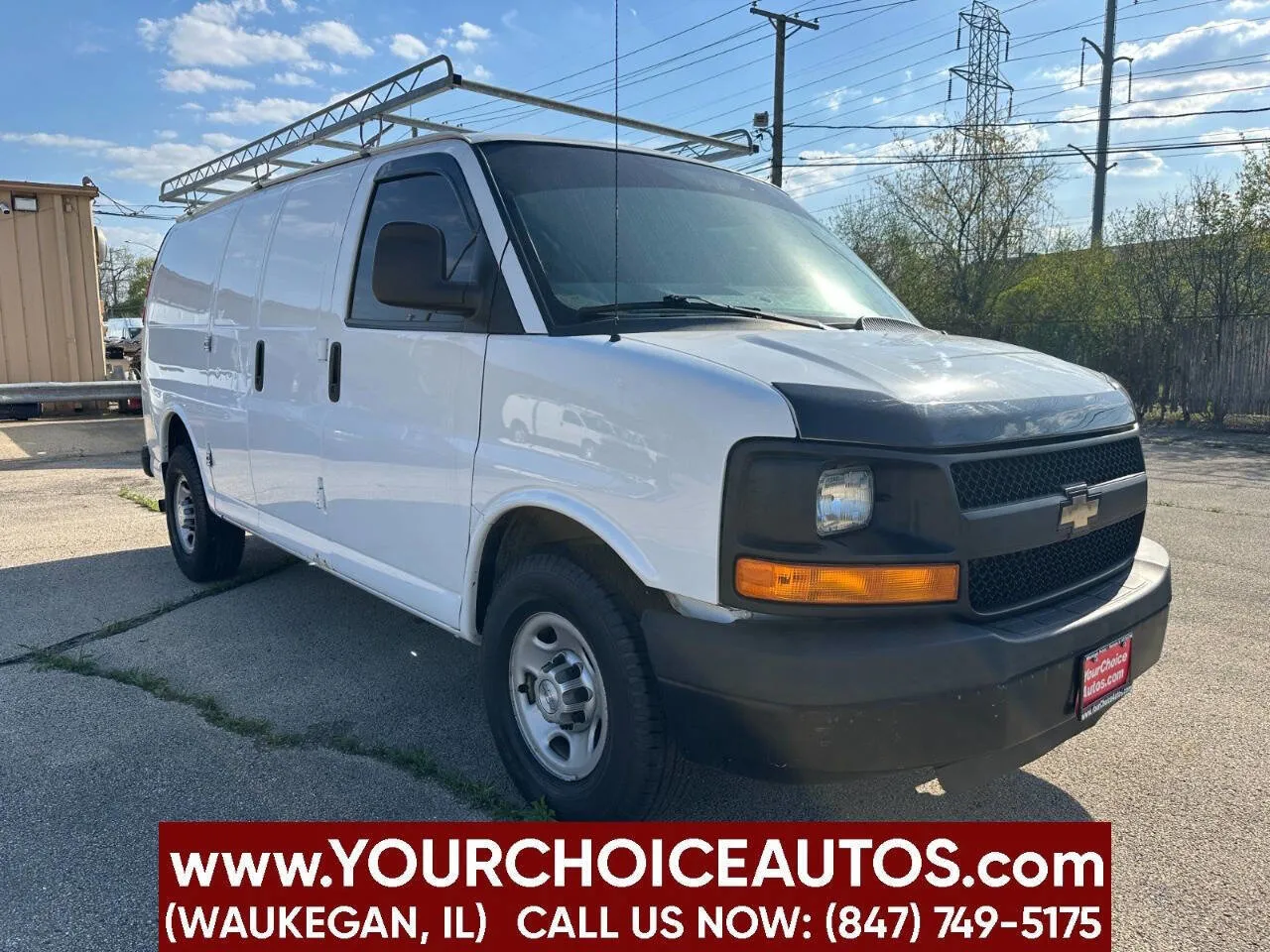 White 2016 Chevrolet Express Cargo Van 2500 3dr Cargo Van w/1WT for sale in Waukegan, IL
