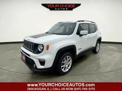White 2020 Jeep Renegade Latitude for sale in Waukegan, IL