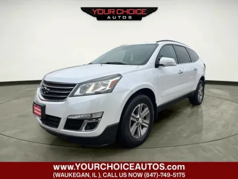 White 2016 Chevrolet Traverse LT for sale in Waukegan, IL