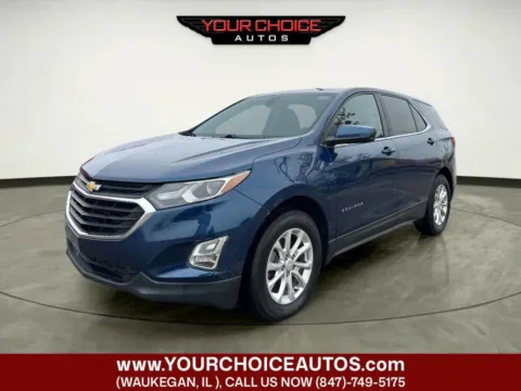 Blue 2020 Chevrolet Equinox LT for sale in Waukegan, IL